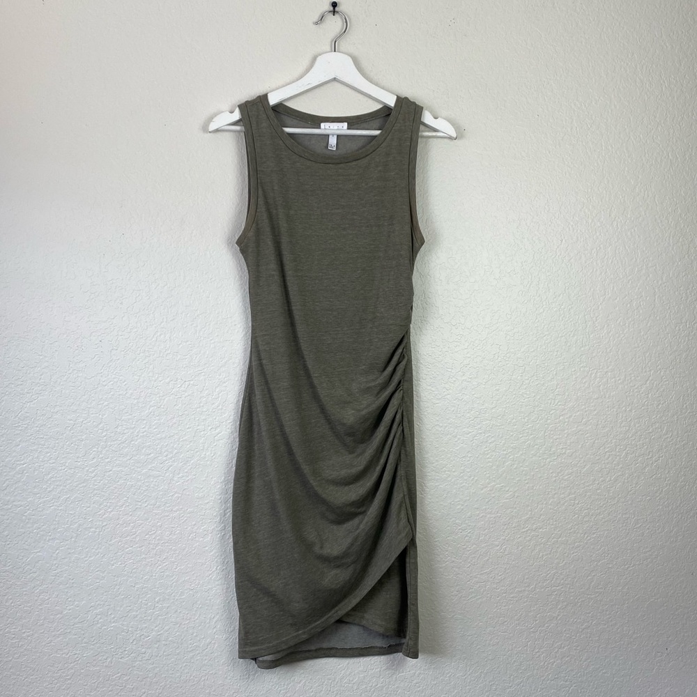 Leith  sage green color skinny mini sleeveless dress size S.